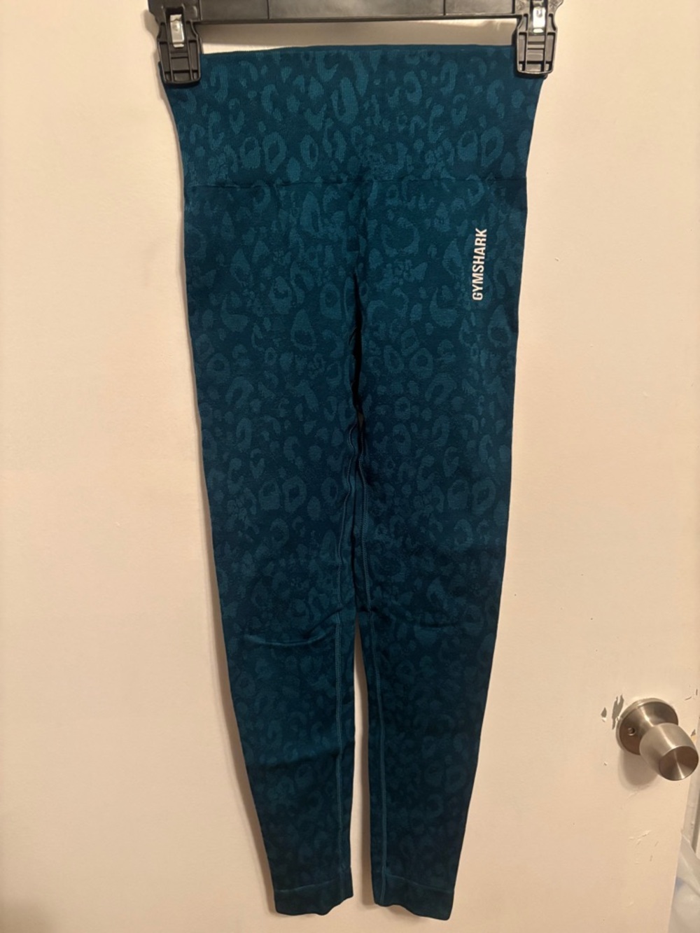Gymshark Kids Teal Animal Print Leggings